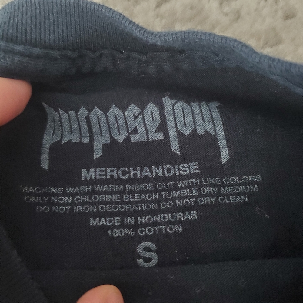 Justin Bieber Purpose Tour Band T - Picture 3 of 6